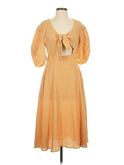Pre-owned Rhode Casual Dress In Orange
