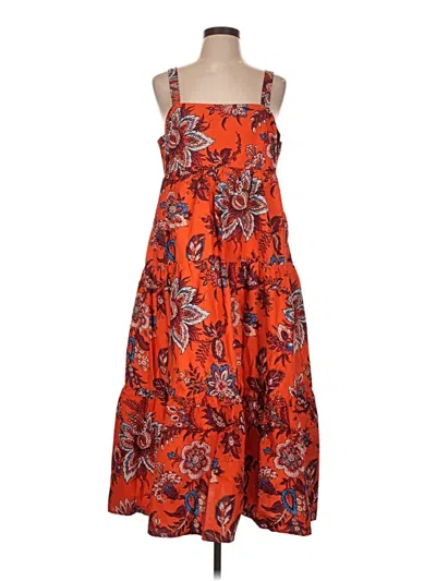 Pre-owned Rhode Casual Dress In Orange