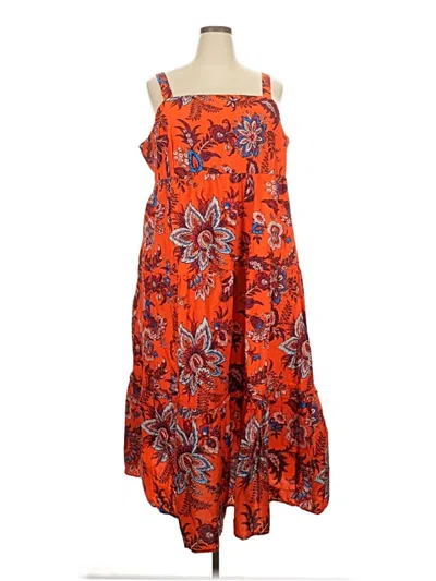 Pre-owned Rhode Casual Dress In Orange