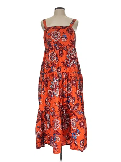 Pre-owned Rhode Casual Dress In Orange