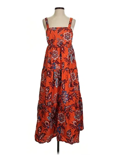 Pre-owned Rhode Casual Dress In Orange