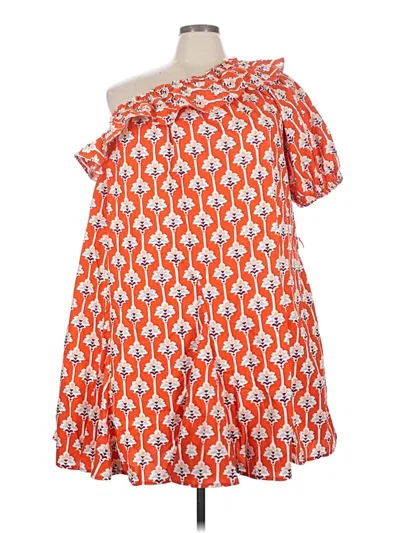 Pre-owned Rhode Casual Dress In Orange