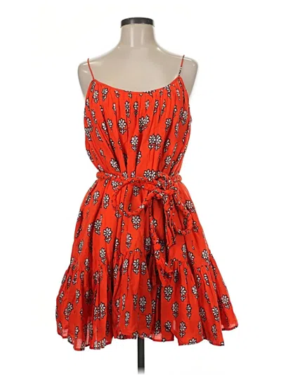 Pre-owned Rhode Casual Dress In Orange