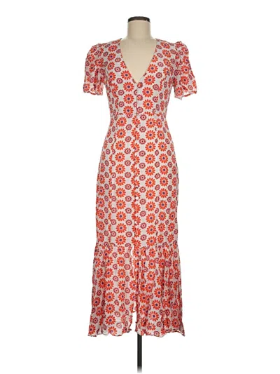 Pre-owned Rhode Casual Dress In Orange