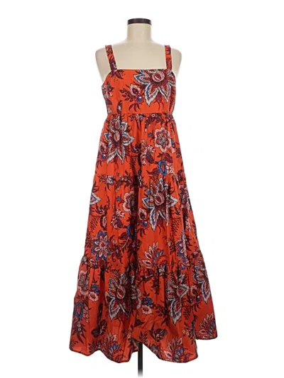 Pre-owned Rhode Casual Dress In Orange