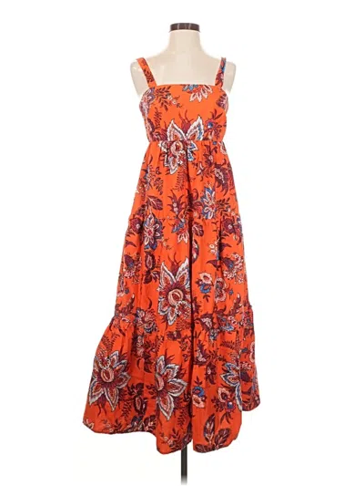 Pre-owned Rhode Casual Dress In Orange
