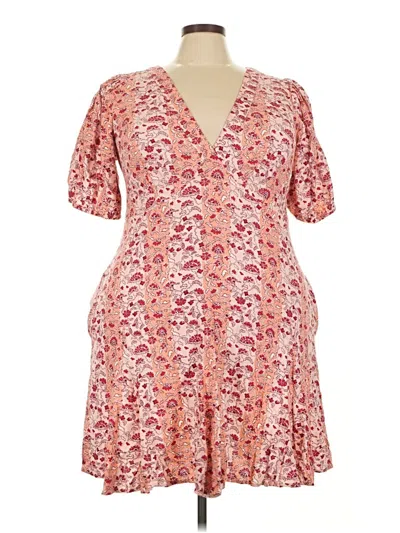 Pre-owned Rhode Casual Dress In Pink