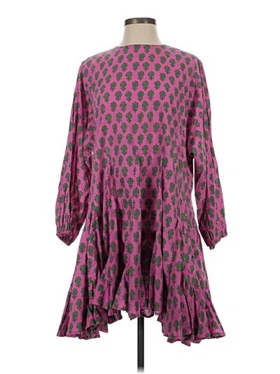 Pre-owned Rhode Casual Dress In Purple