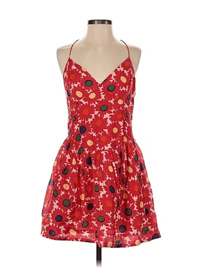 Pre-owned Rhode Casual Dress In Red