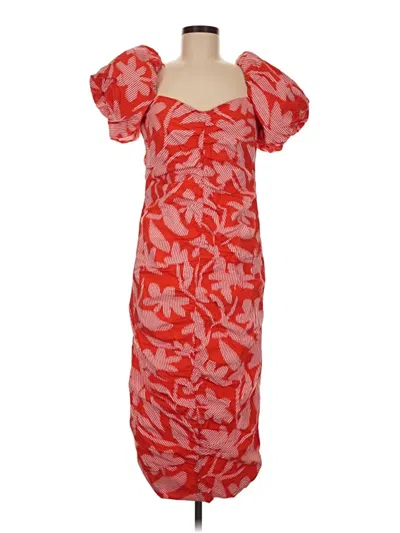 Pre-owned Rhode Casual Dress In Red