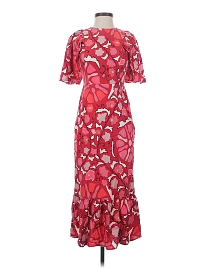 Pre-owned Rhode Casual Dress In Red