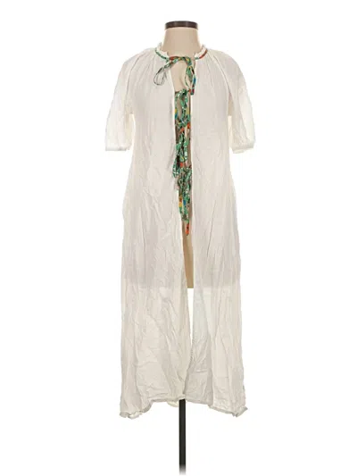 Pre-owned Rhode Casual Dress In White