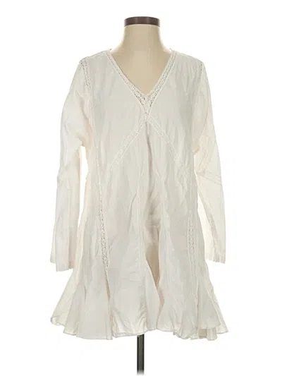 Pre-owned Rhode Casual Dress In White