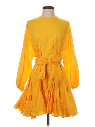Pre-owned Rhode Casual Dress In Yellow
