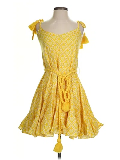 Pre-owned Rhode Casual Dress In Yellow