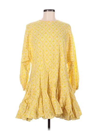 Pre-owned Rhode Casual Dress In Yellow