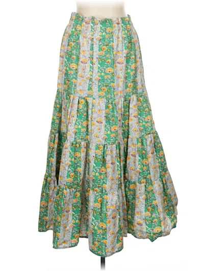 Pre-owned Rhode Casual Skirt In Green