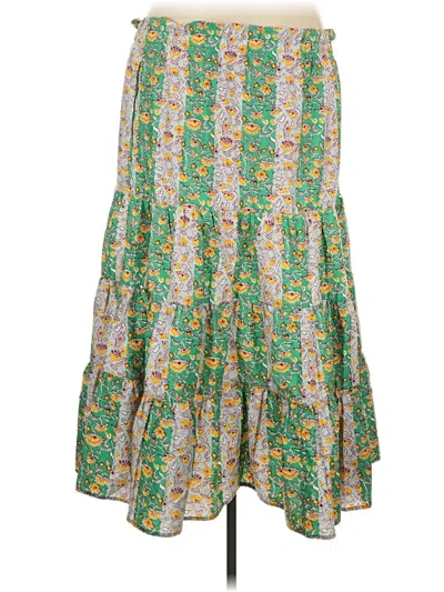 Pre-owned Rhode Casual Skirt In Green