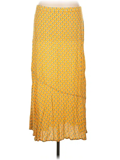 Pre-owned Rhode Casual Skirt In Yellow