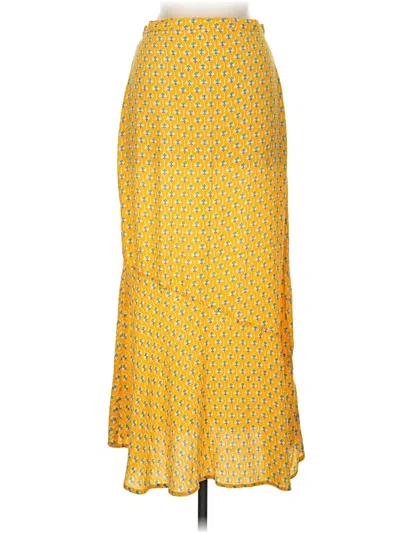 Pre-owned Rhode Casual Skirt In Yellow