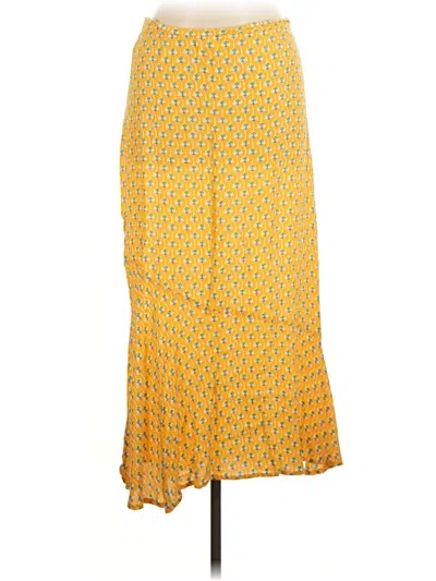 Pre-owned Rhode Casual Skirt In Yellow