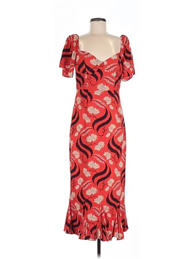 Pre-owned Rhode Cocktail Dress In Red