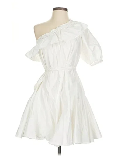 Pre-owned Rhode Cocktail Dress In White
