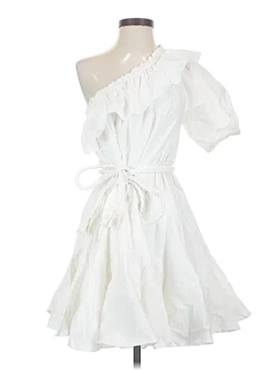 Pre-owned Rhode Cocktail Dress In White