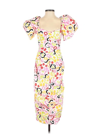 Pre-owned Rhode Cocktail Dress In Yellow