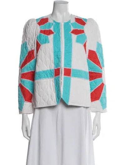 Pre-owned Rhode Colorblock Pattern Jacket In Multi