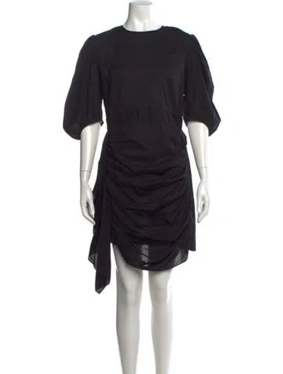 Pre-owned Rhode Crew Neck Mini Dress W/ Tags In Black