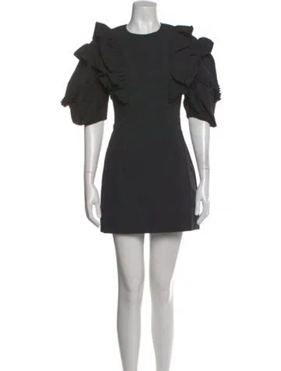 Pre-owned Rhode Crew Neck Mini Dress W/ Tags In Black