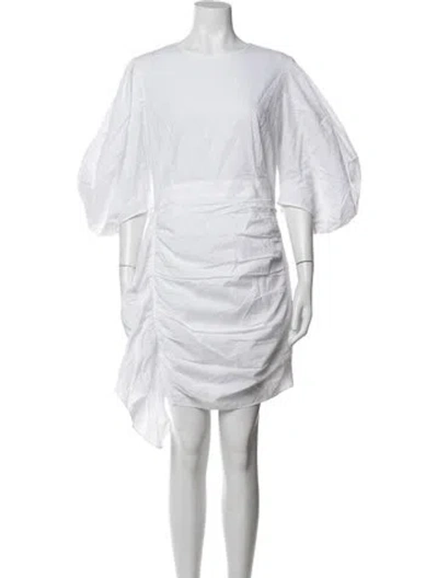 Pre-owned Rhode Crew Neck Mini Dress W/ Tags In White