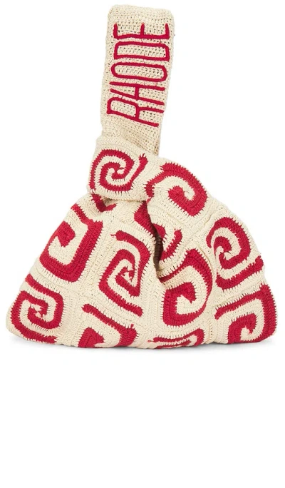 Rhode Dante Bag In Red Swirl Crochet