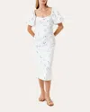Rhode Ellis Dress In White Mirror In White