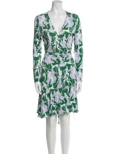 Pre-owned Rhode Floral Print Knee-length Dress In Multi