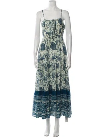 Pre-owned Rhode Floral Print Long Dress