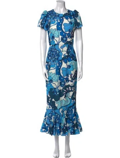 Pre-owned Rhode Floral Print Long Dress