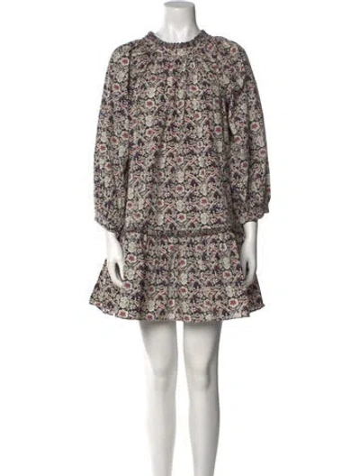 Pre-owned Rhode Floral Print Mini Dress W/ Tags