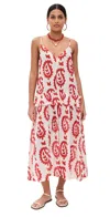 Rhode Isadora Dress White Manali Mist Grande In White Manali Mist Grande