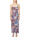 Rhode Jemima Midi Dress In Blue