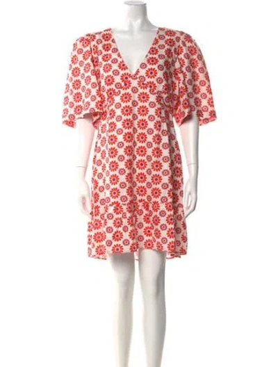 Pre-owned Rhode Linen Knee-length Dress W/ Tags In White