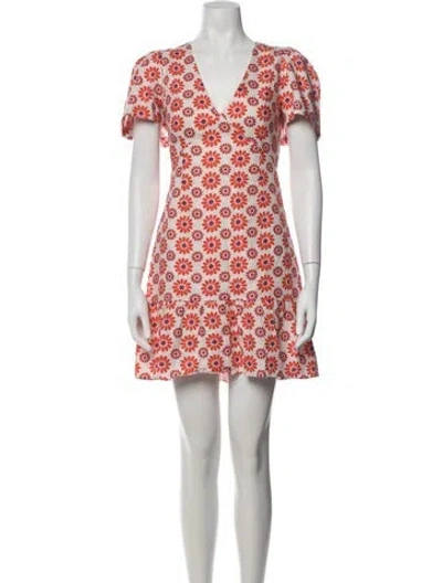Pre-owned Rhode Linen Mini Dress In Neutrals