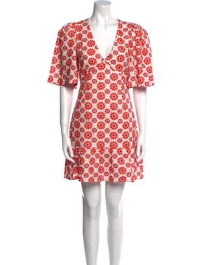 Pre-owned Rhode Linen Mini Dress W/ Tags In Pink