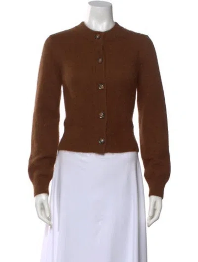 Pre-owned Rhode Long Sleeve Blouse In Brown