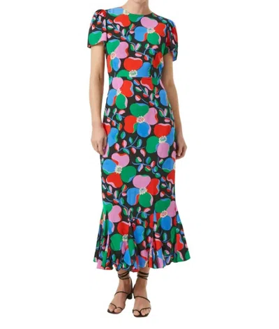 Rhode Lulani Dress In Ink Martinique In Multi