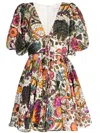 Rhode Augustina Printed Dress In Multicolour