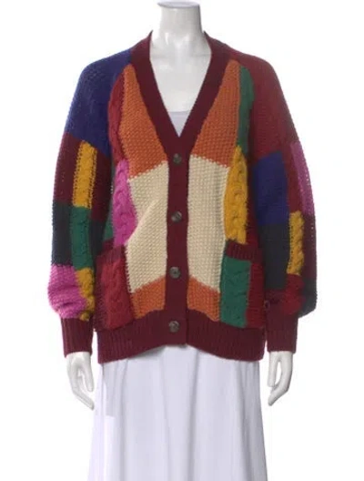 Pre-owned Rhode Merino Wool Printed Sweater In Multi