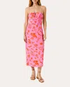 Rhode Milo Dress In Pink Botanical In Pink