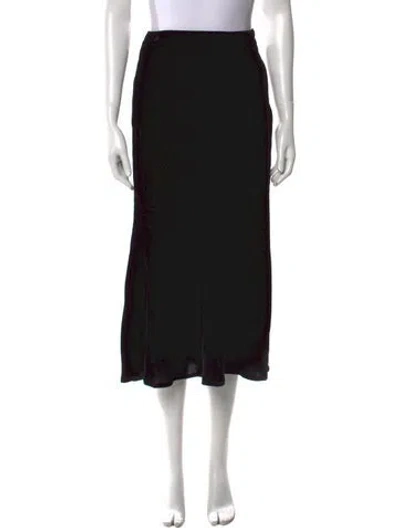 Pre-owned Rhode Mini Skirt In Black